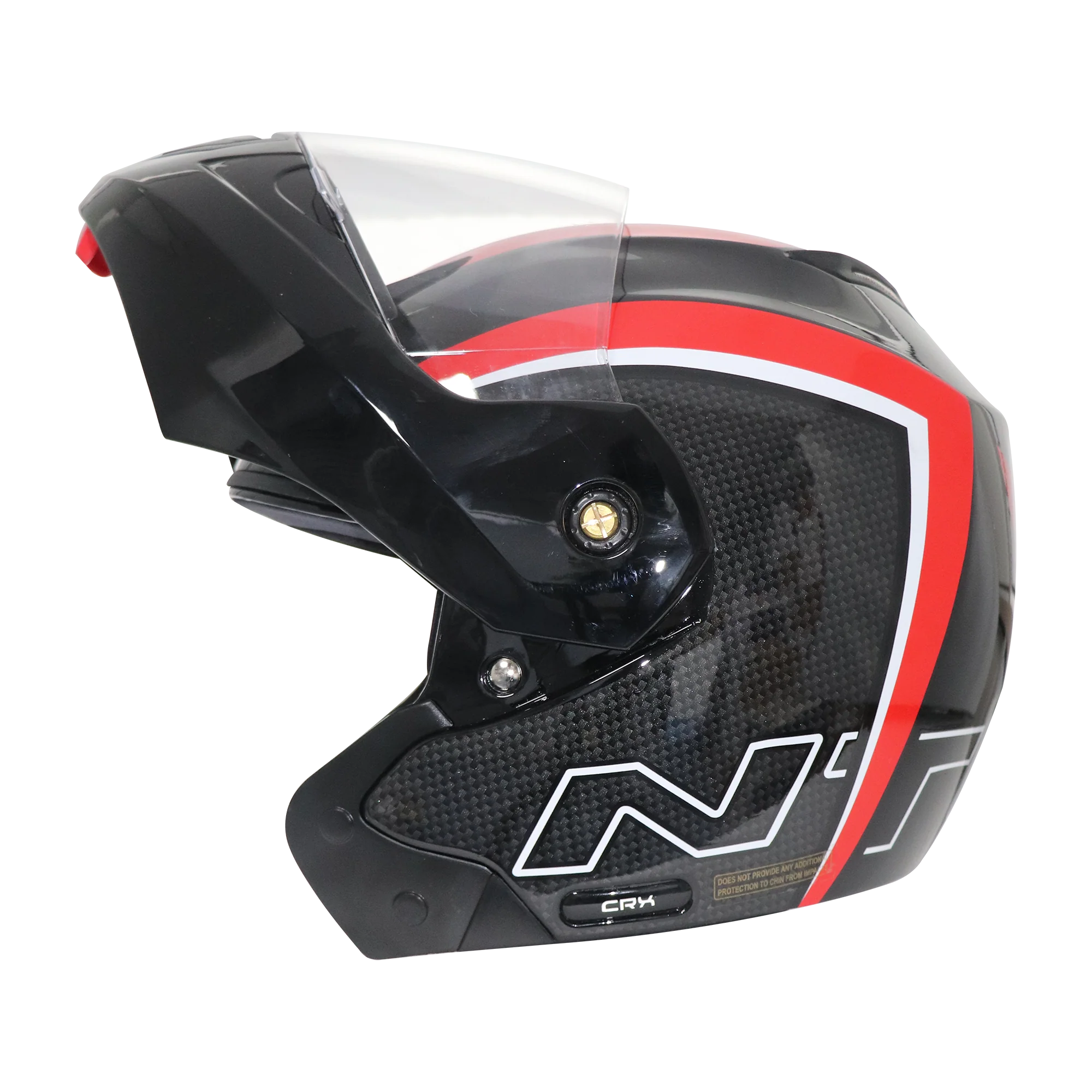 TVS Ntorq Edition Flip Up Helmet (Black Red) - Safety Meets Style - Image 7