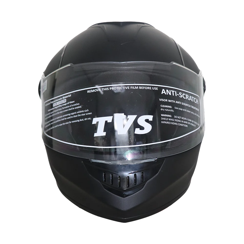 TVS Ntorq Edition Full Face Helmet (Black) - Lightweight, Scratch-Resistant, and Snug Fit Design - Image 2
