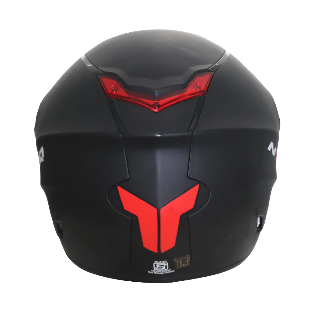 TVS Ntorq Edition Full Face Helmet (Black) - Lightweight, Scratch-Resistant, and Snug Fit Design - Image 4