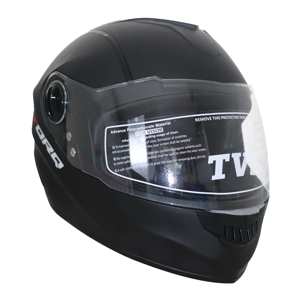 TVS Ntorq Edition Full Face Helmet (Black) - Lightweight, Scratch-Resistant, and Snug Fit Design - Image 6