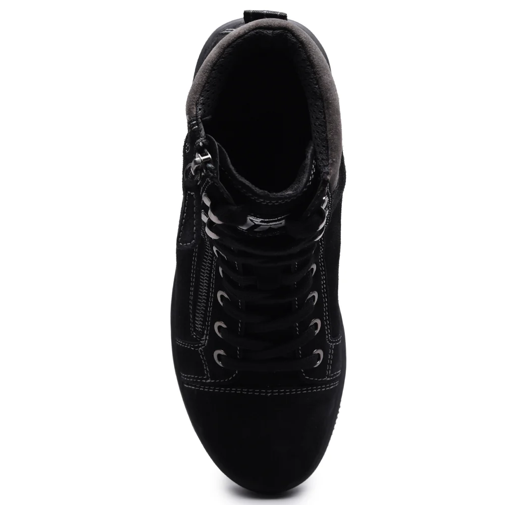 TVS Ronin Edition High Ankle Riding Shoes - Premium Oiled Sheep Suede, Dual Closure, Enhanced Comfort - Image 3