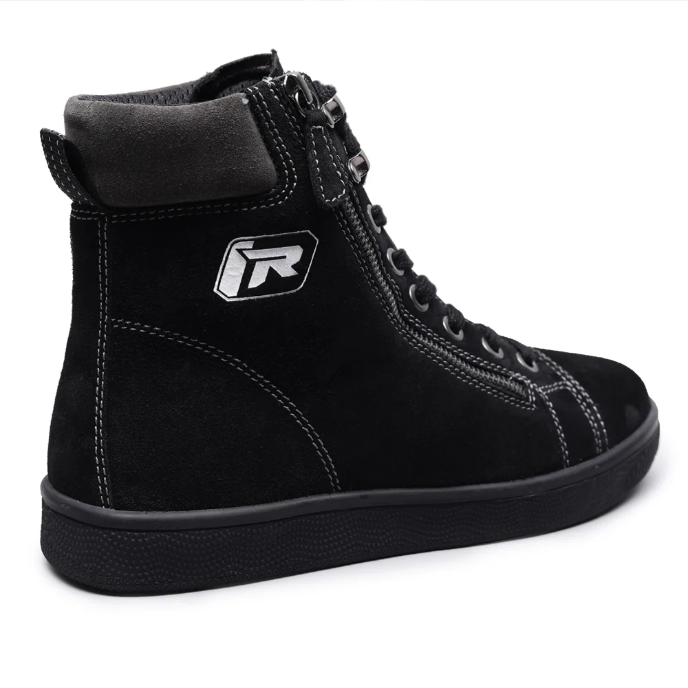 TVS Ronin Edition High Ankle Riding Shoes - Premium Oiled Sheep Suede, Dual Closure, Enhanced Comfort - Image 4