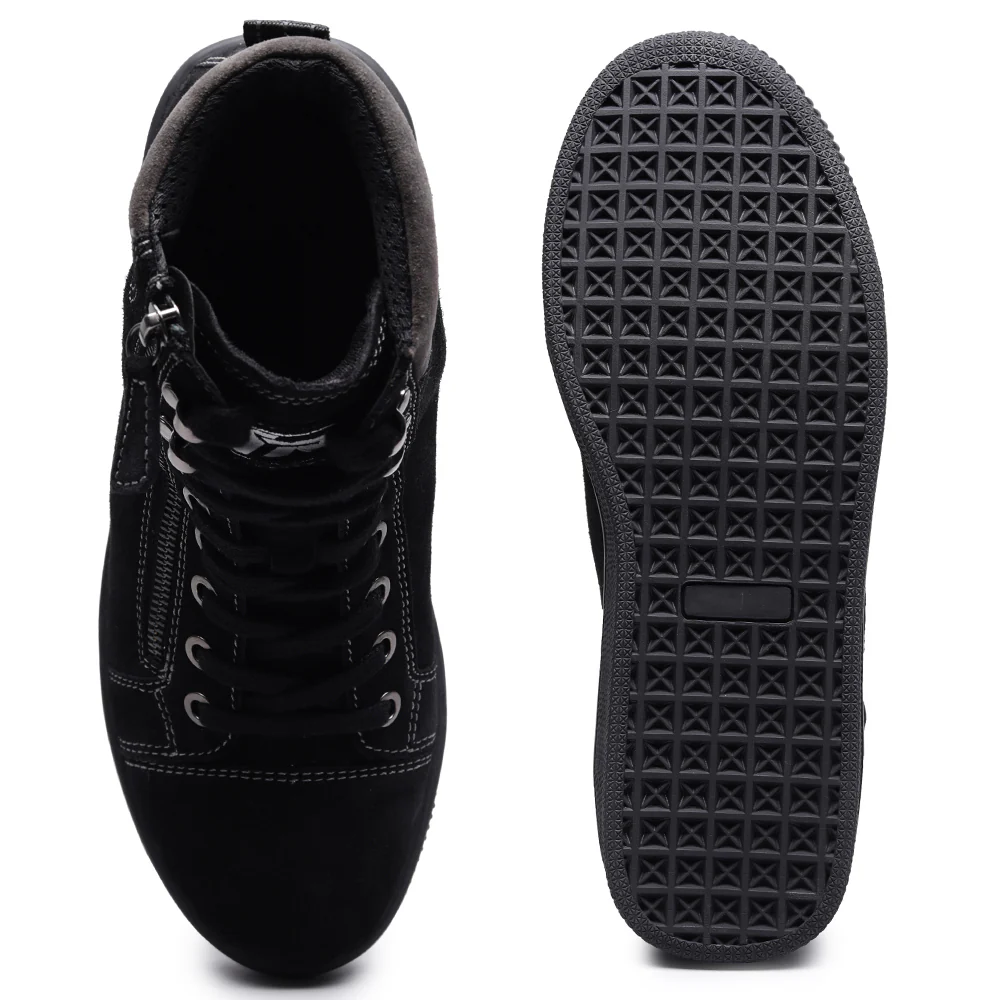 TVS Ronin Edition High Ankle Riding Shoes - Premium Oiled Sheep Suede, Dual Closure, Enhanced Comfort - Image 5