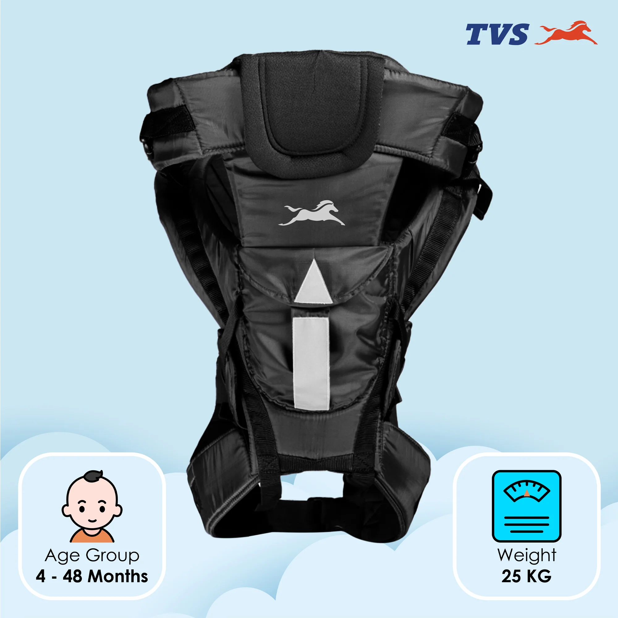 Kids Safety Belt/Toddler Carrier-Black - Image 5