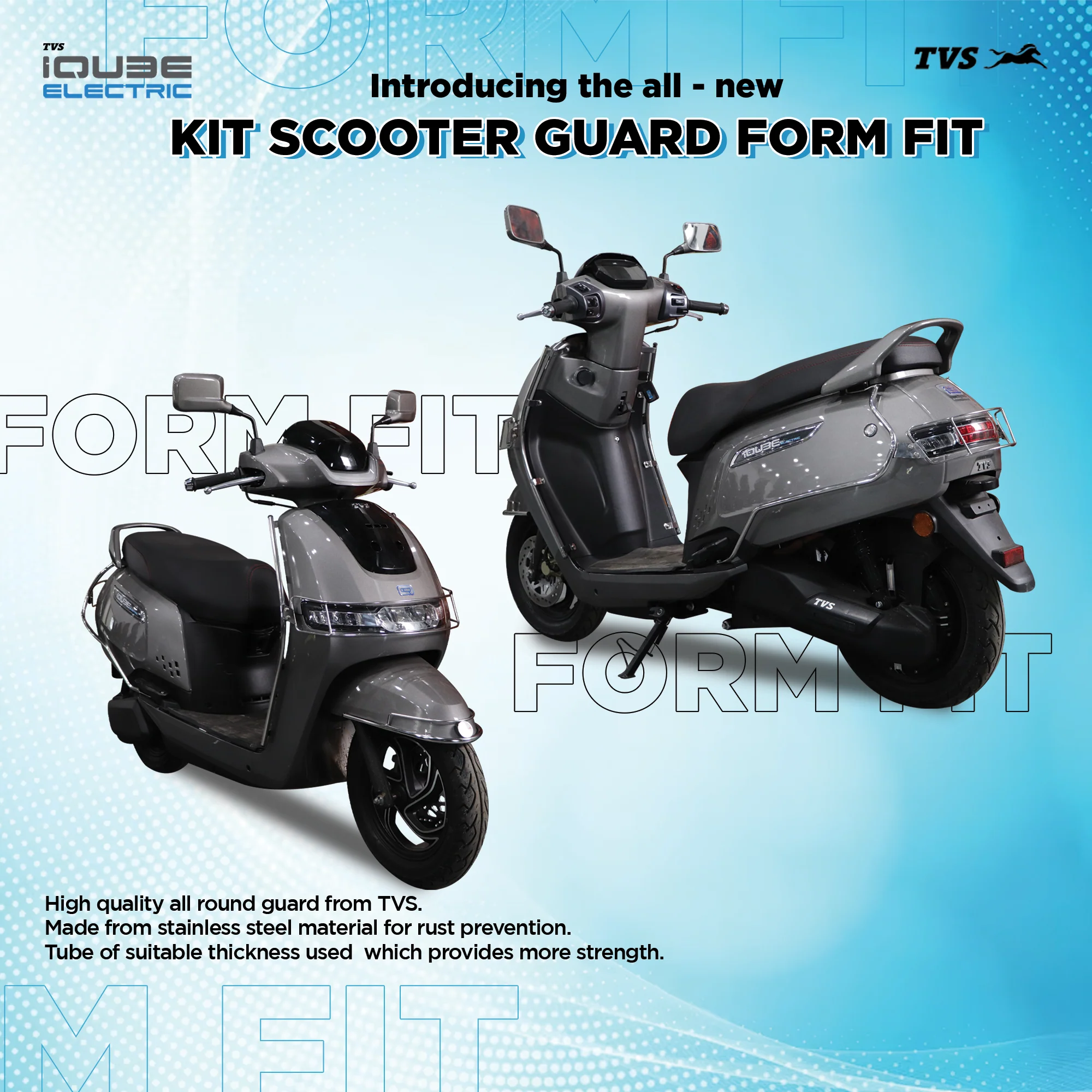 TVS Scooter Guard Kit for IQUBE - Image 4