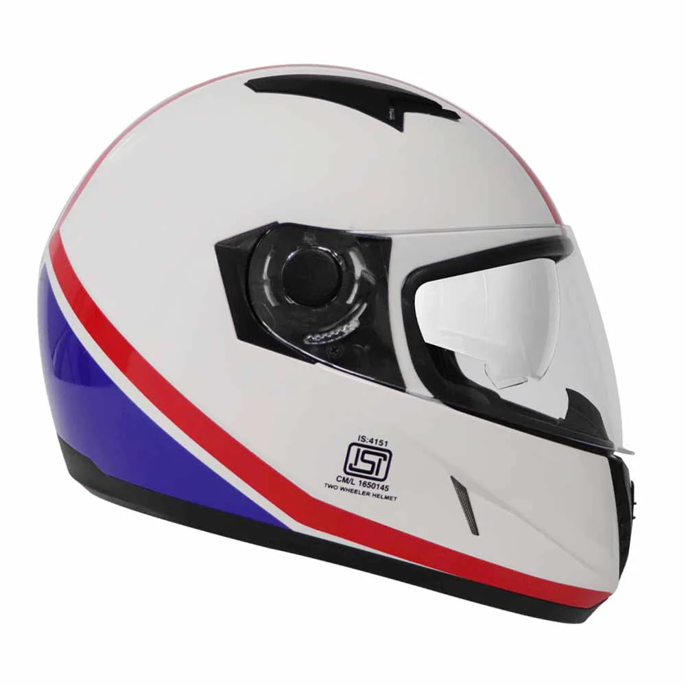 TVS Full Face Cara White Helmet – Premium Safety & Comfort - Image 3