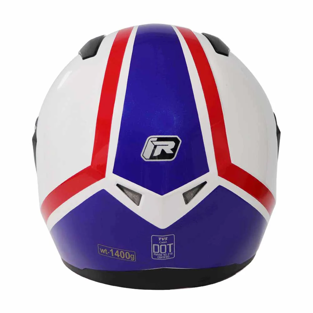 TVS Full Face Cara White Helmet – Premium Safety & Comfort - Image 5