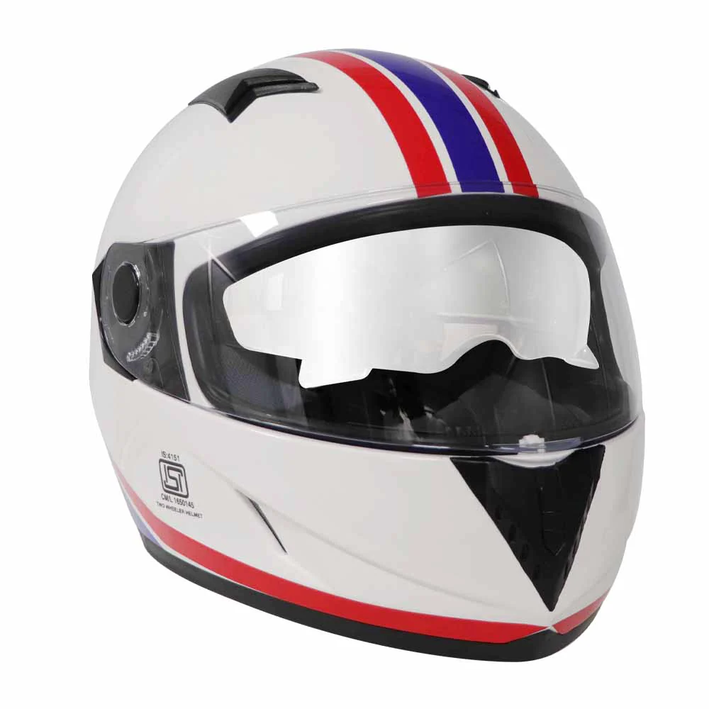 TVS Full Face Cara White Helmet – Premium Safety & Comfort - Image 6