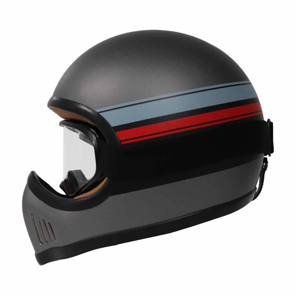 TVS Full Face Enduro Grey Helmet – Premium Safety & Comfort - Image 3
