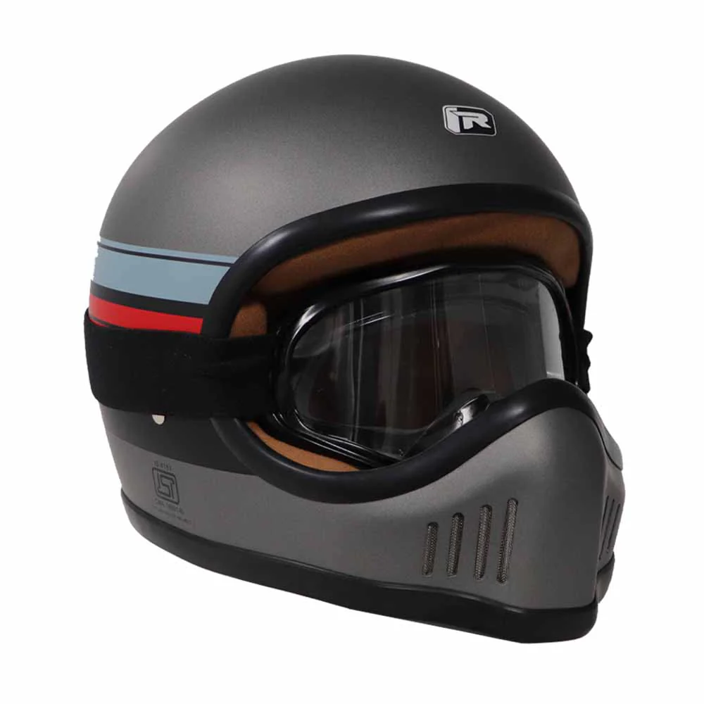 TVS Full Face Enduro Grey Helmet – Premium Safety & Comfort - Image 5