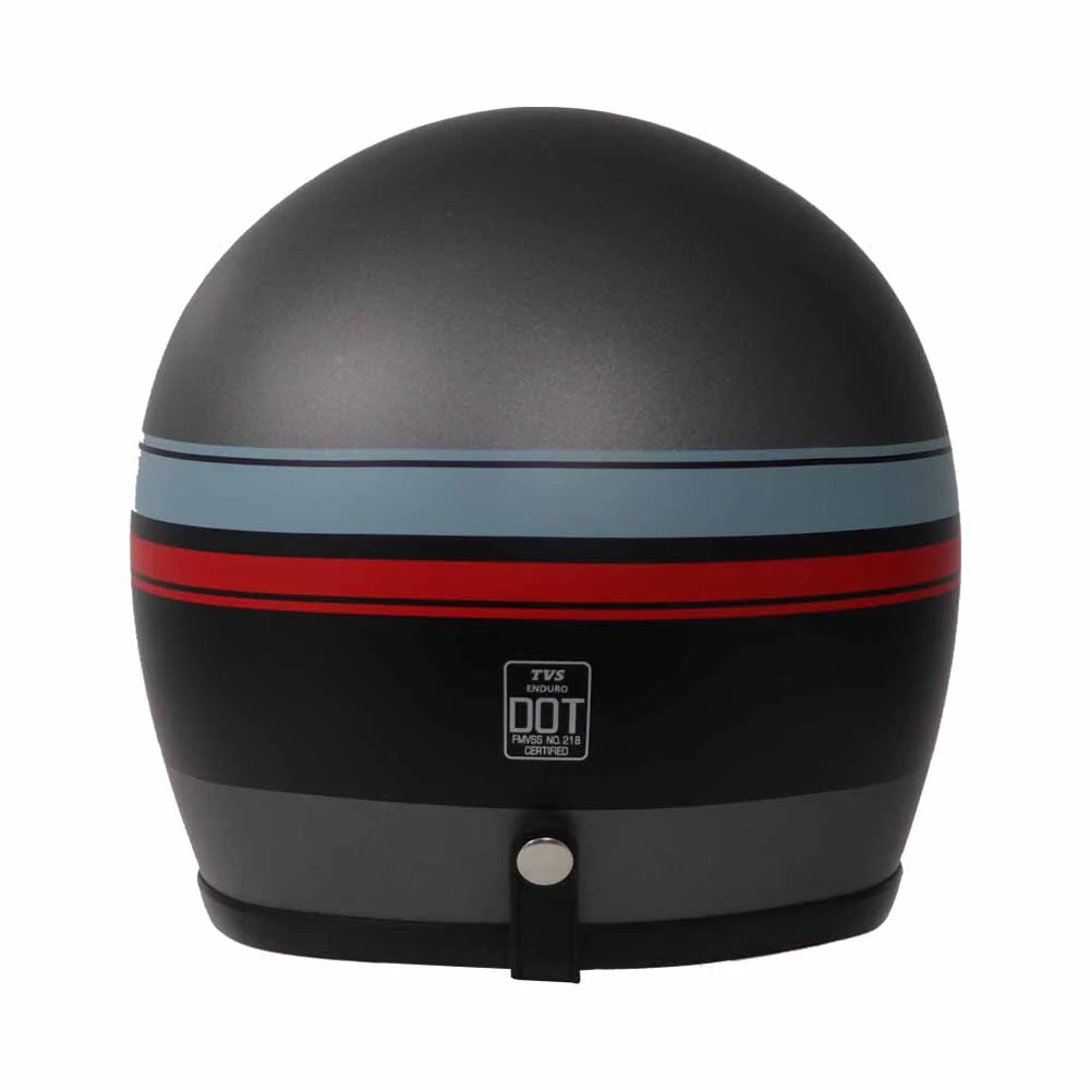 TVS Full Face Enduro Grey Helmet – Premium Safety & Comfort - Image 6