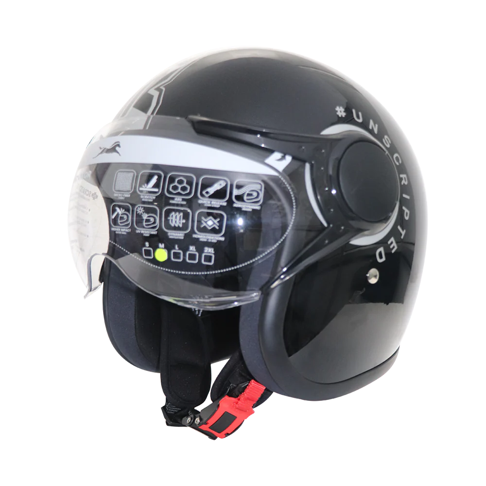 TVS Ronin Edition Half Face Helmet | Premium Open Face Helmet for Men & Women - Image 3