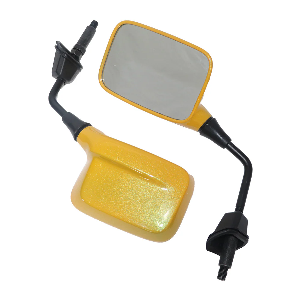 TVS iQube Lucid Yellow Mirror – Durable, Adjustable, and Stylish - Image 3