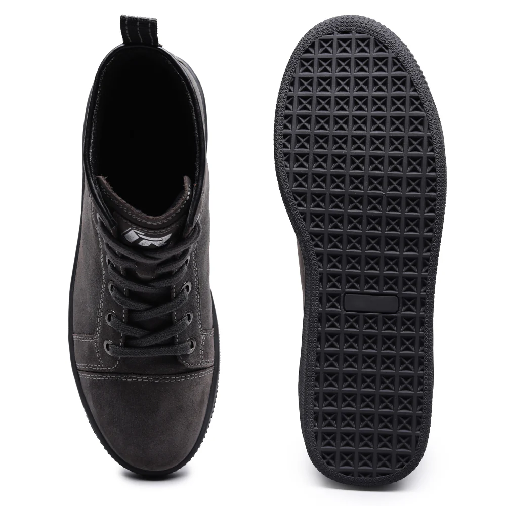 TVS Ronin Edition Mid Ankle Riding Shoes - Oiled Sheep Suede, Dual Closure, Enhanced Safety - Image 3