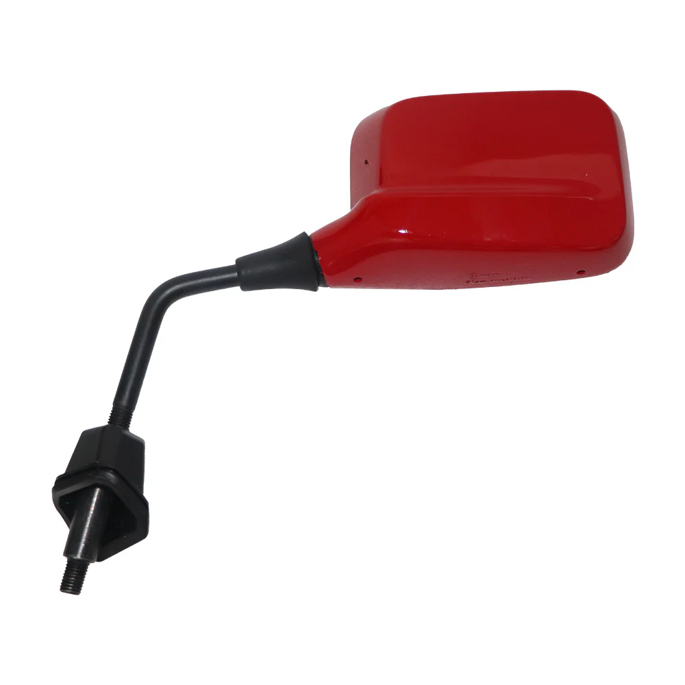 TVS IQUBE Right Hand Comp Racing Red Assembly Mirror - Durable & Stylish - Image 2
