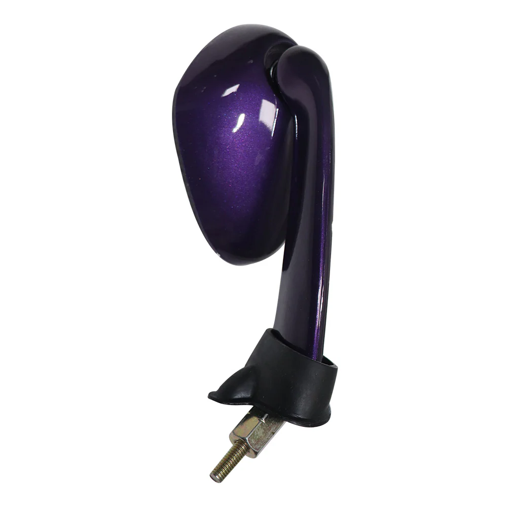 TVS PEP+ Left Hand Deep Purple Assembly Mirror - Durable & Stylish - Image 2