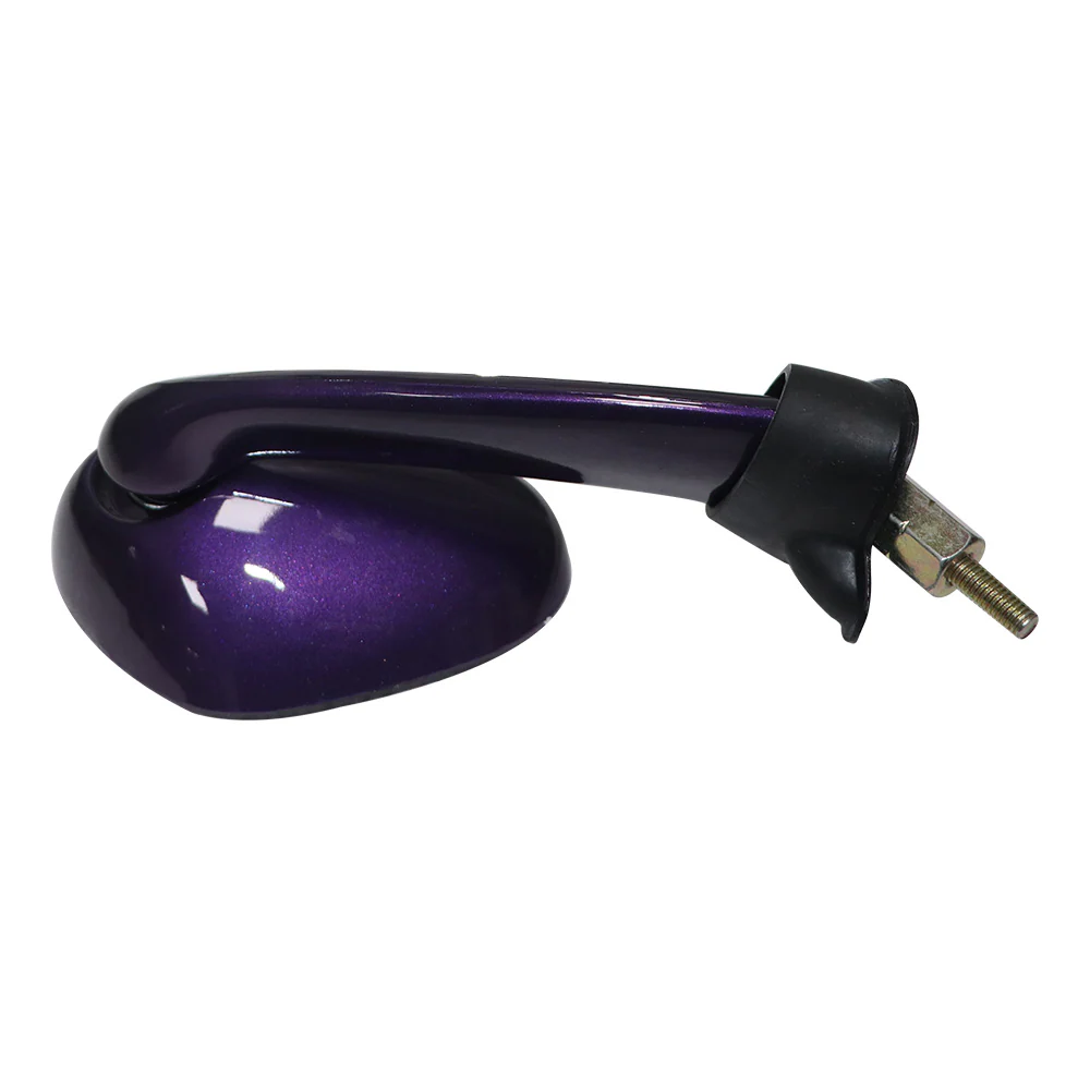 TVS PEP+ Left Hand Deep Purple Assembly Mirror - Durable & Stylish - Image 3