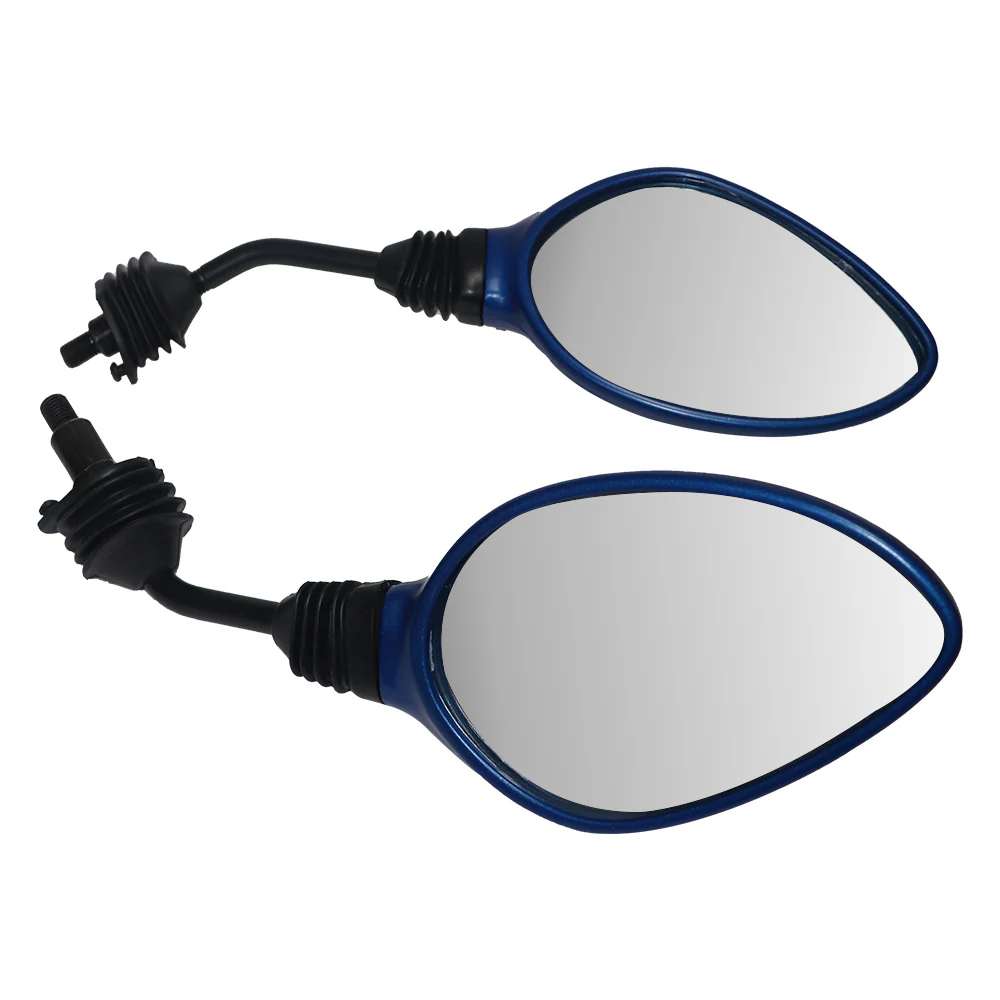 TVS Zest Mirror Set Matte Blue - Durable, Adjustable, and Easy to Install - Image 2