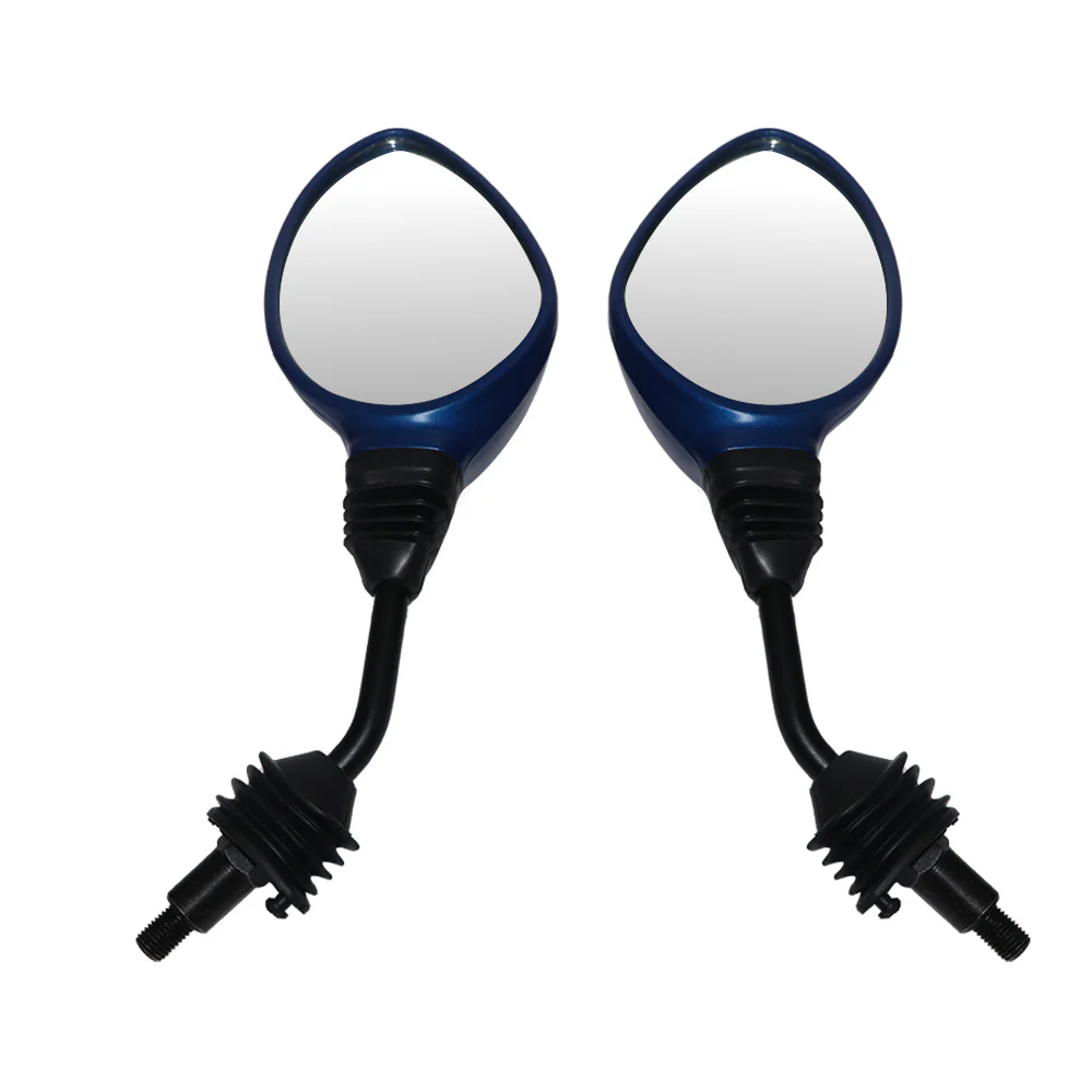TVS Zest Mirror Set Matte Blue - Durable, Adjustable, and Easy to Install - Image 3