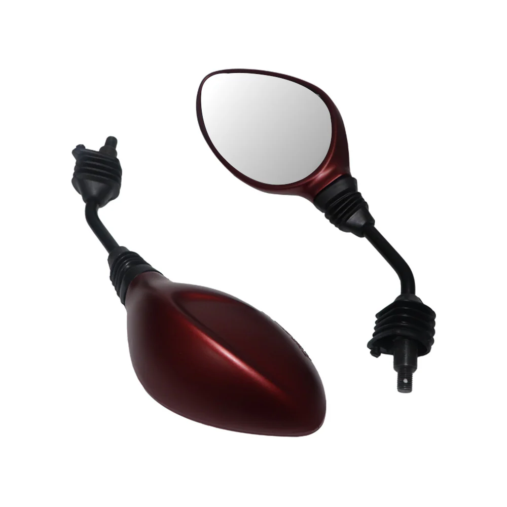 TVS Zest Mirror Set Matte Red - Durable & Adjustable for Safety - Image 4