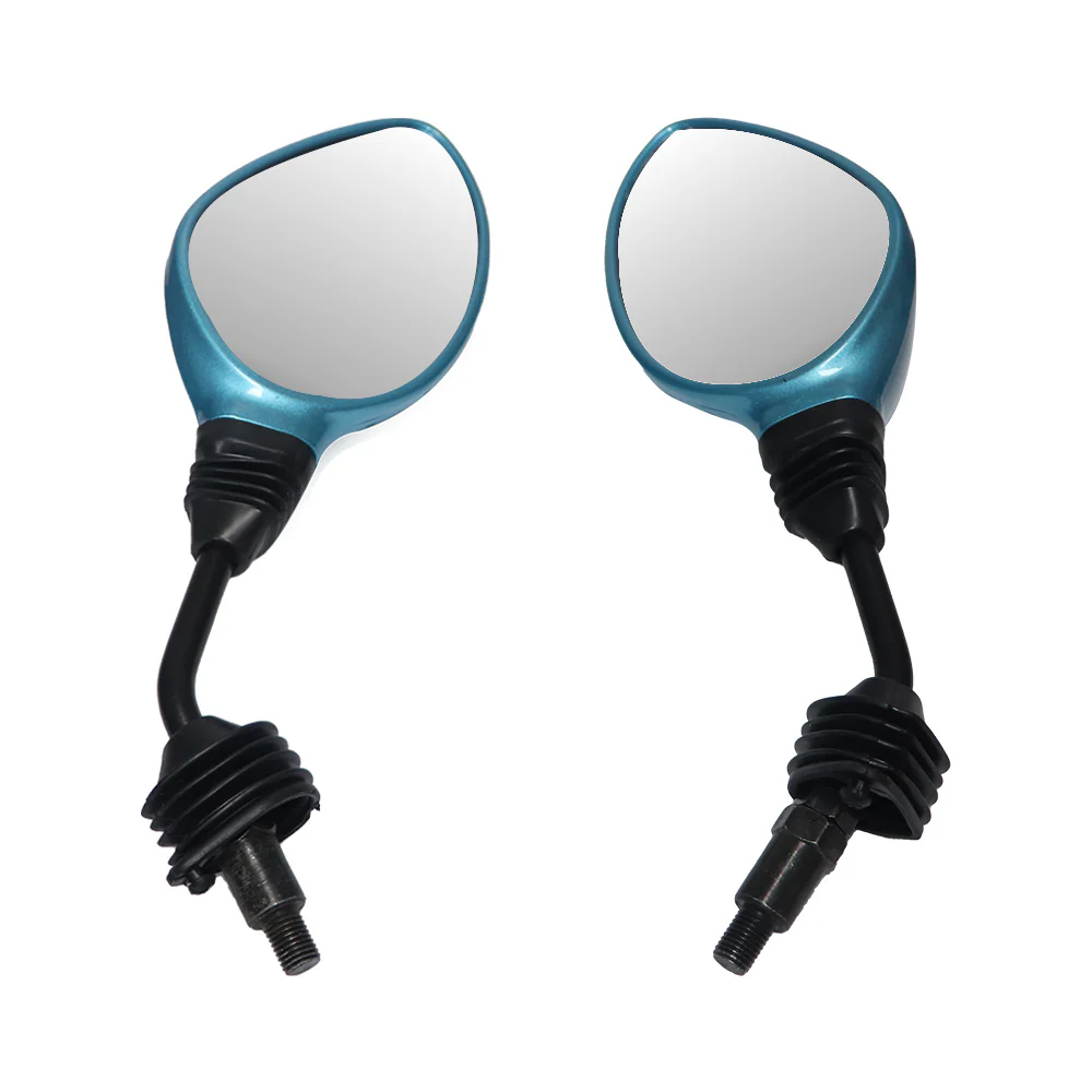 TVS Zest Mirror Set - Matte Turquoise Blue, Durable & Adjustable - Image 3