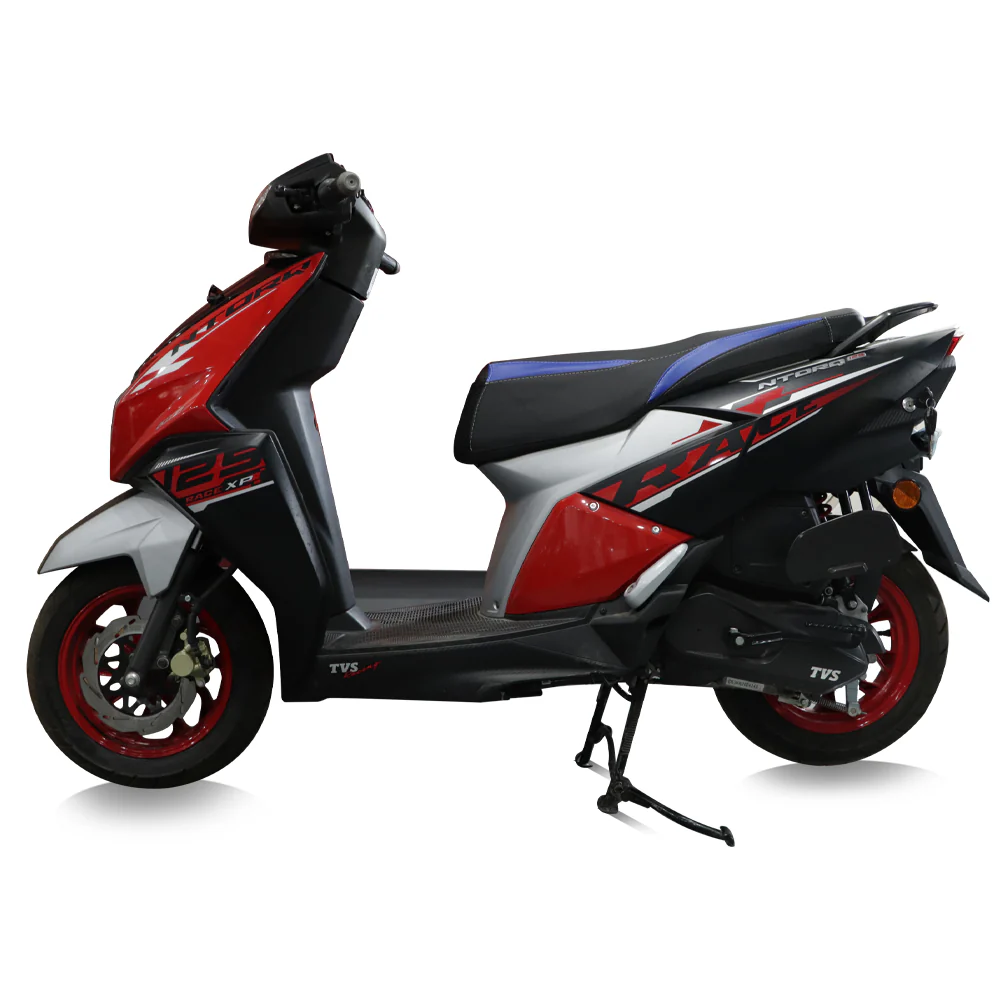 TVS Ntorq Seat Cover Black with Blue – Ultimate Comfort & Protection - Image 4