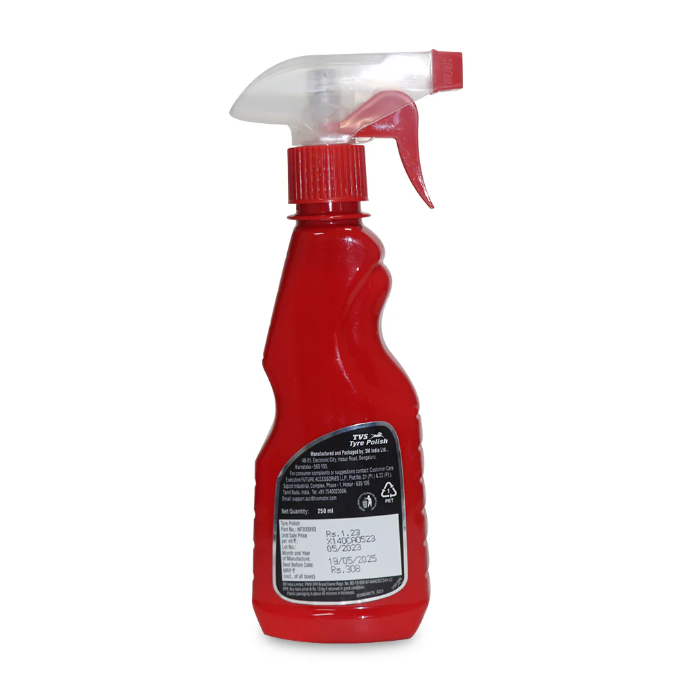 TVS Tyre Polish – Superior Shine & Long-Lasting Protection for Motorcycle & Scooter Tyres - Image 4