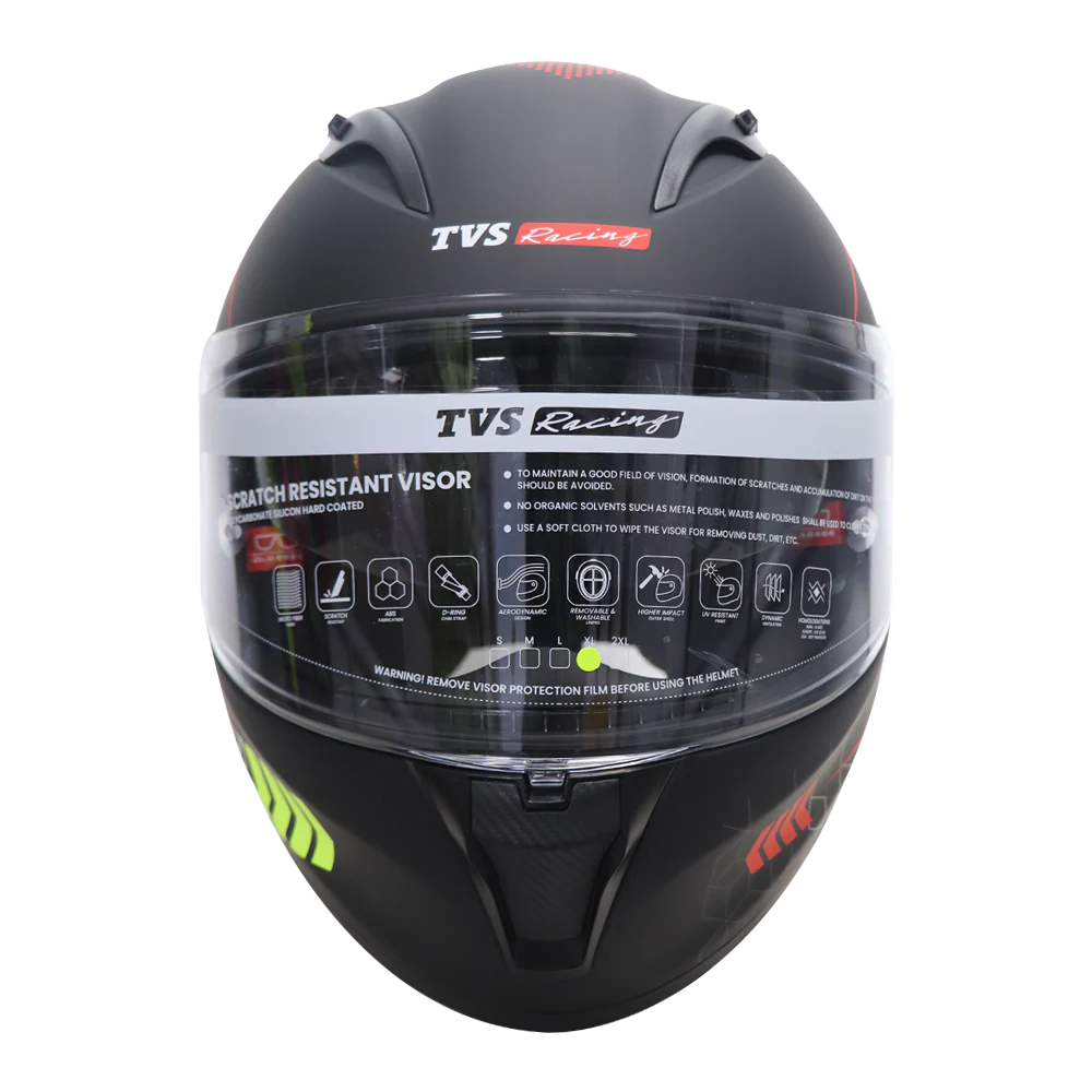 TVS Racing Bluetooth Ready Helmet | Full Face Racing Helmet for Men - Image 2