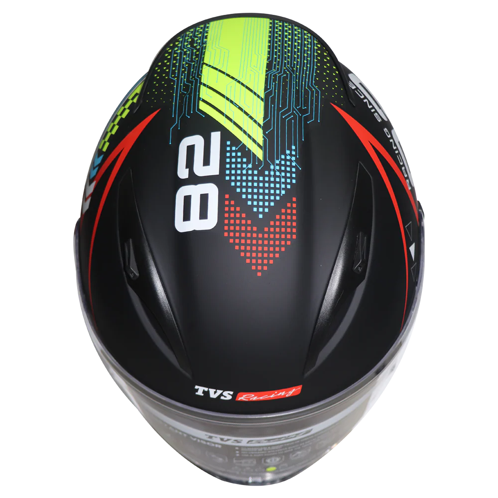 TVS Racing Bluetooth Ready Helmet | Full Face Racing Helmet for Men - Image 7