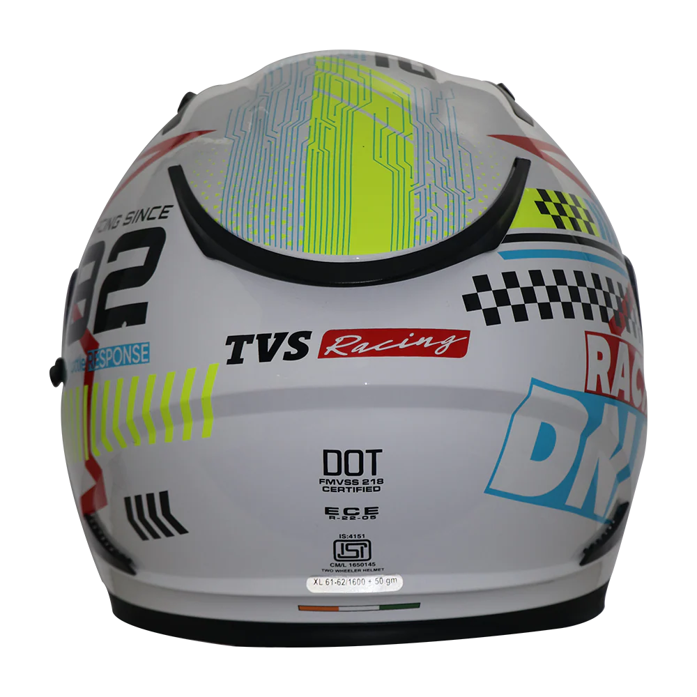 TVS Racing Full Face Premium Helmet - Ultimate Protection & Style - Image 4