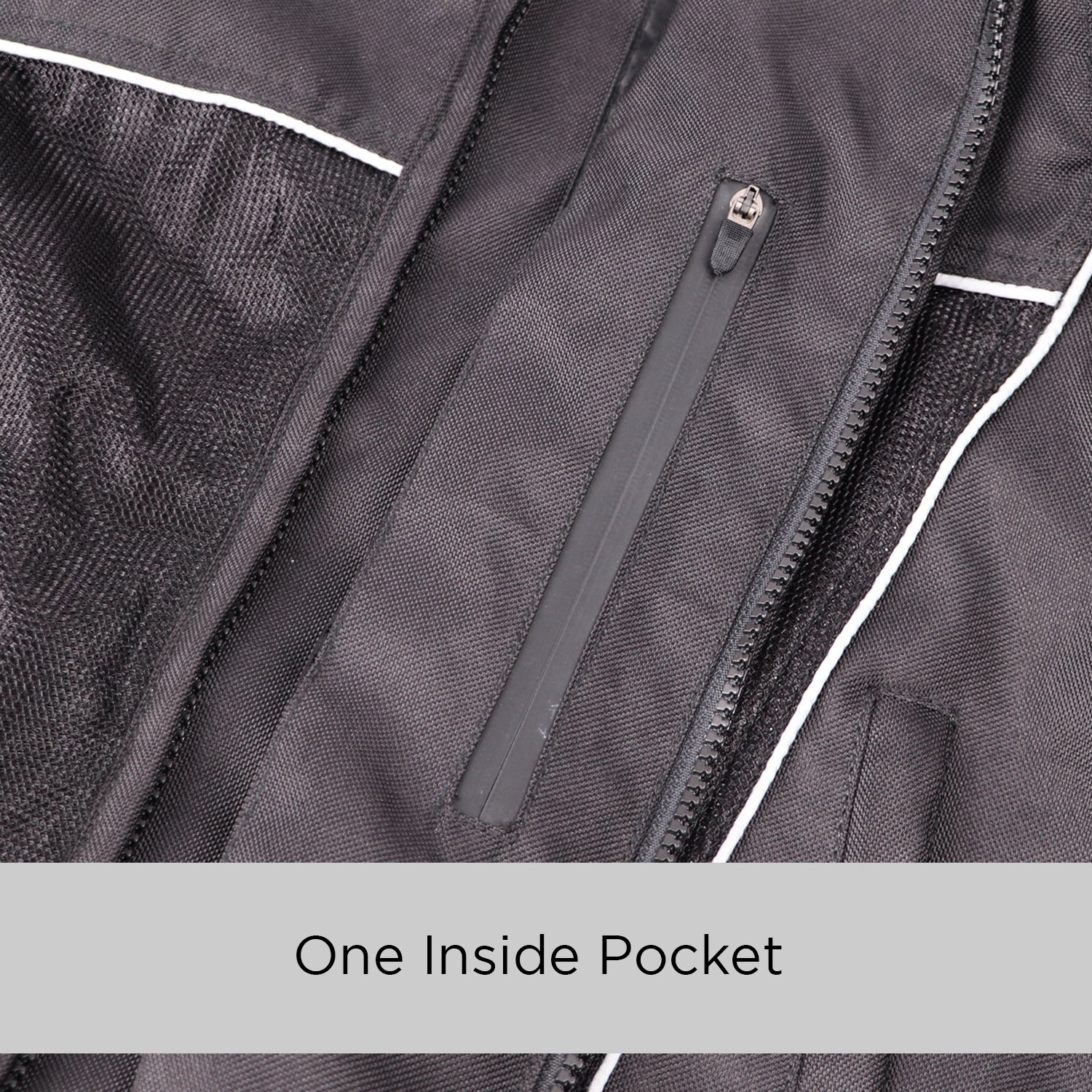 Ride Gears Ventilated Mesh Riding Jacket with CE Level 2 Impact Protection – 600D PU Coated Polyester - Image 14