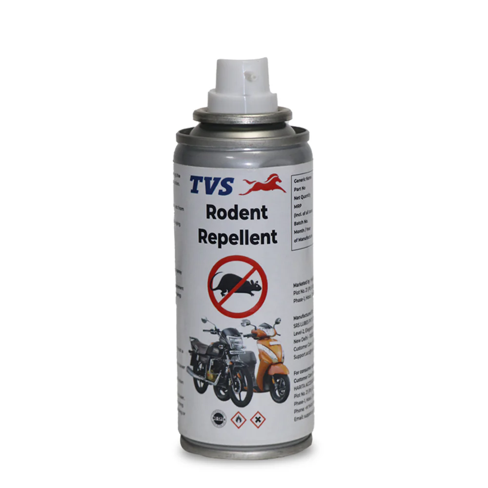 TVS Rodent Repellent VST Spray – 100 ml | Non-Toxic, Long-Lasting Protection for Motorcycles & Scooters - Image 3