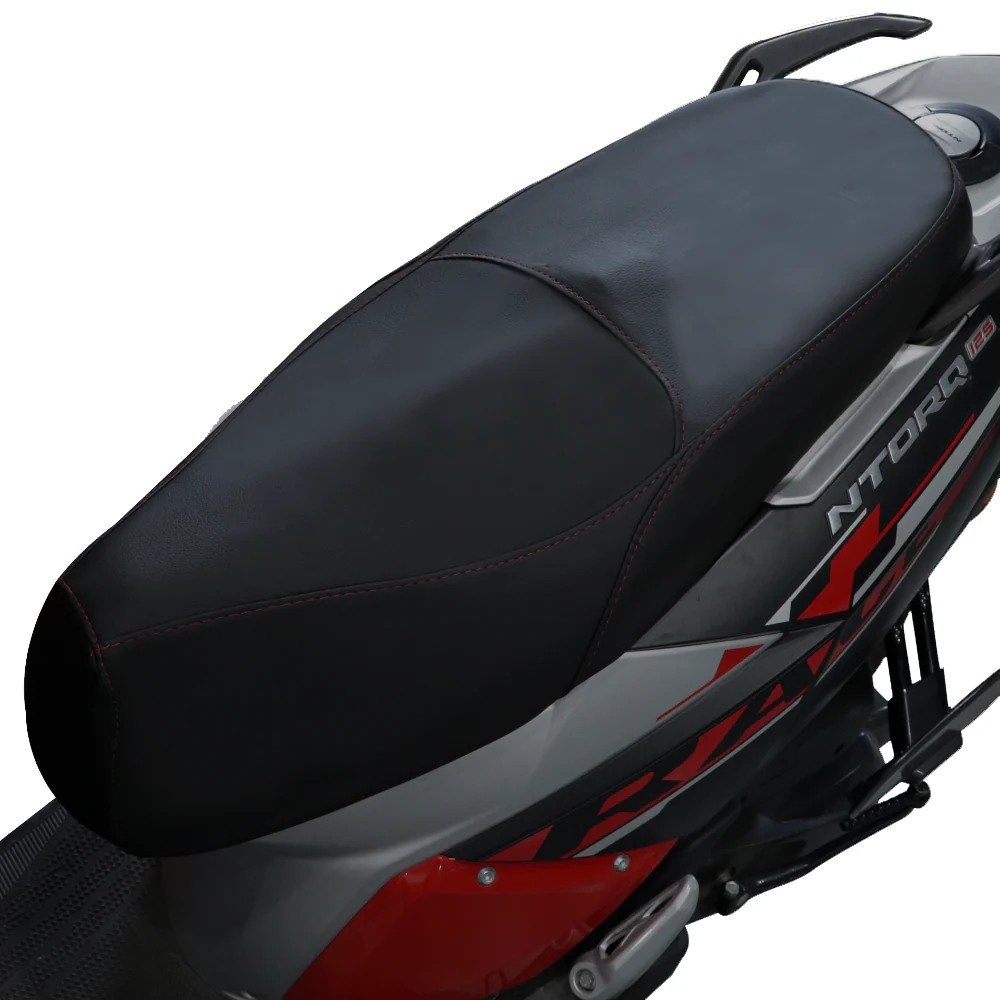 TVS Ntorq Eco Black Seat Cover – Premium Protection & Comfort for Your Ride - Image 2