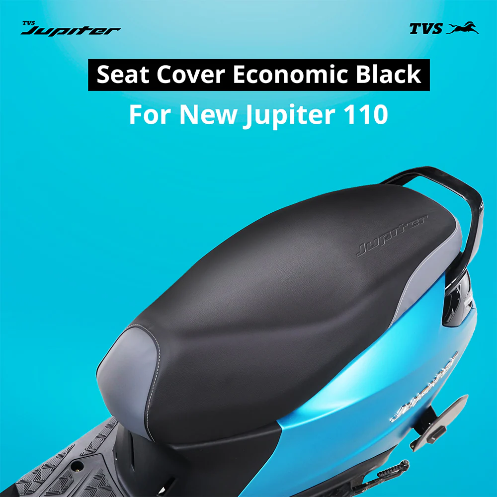 Seat Cover Black Grey Eco for Jupiter 110 | Durable & Stylish - Image 2