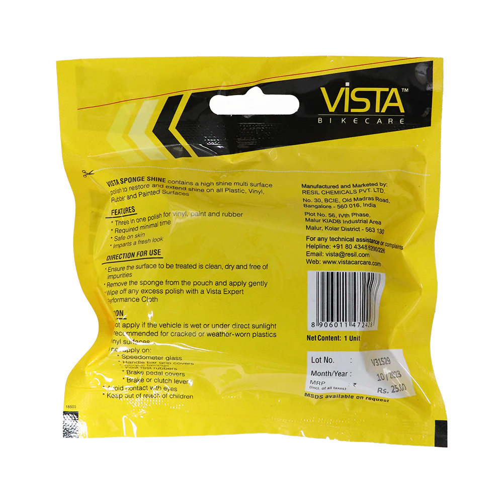 TVS Sponge Shine – High Gloss Multi-Surface Polish for Two-Wheelers - Image 2