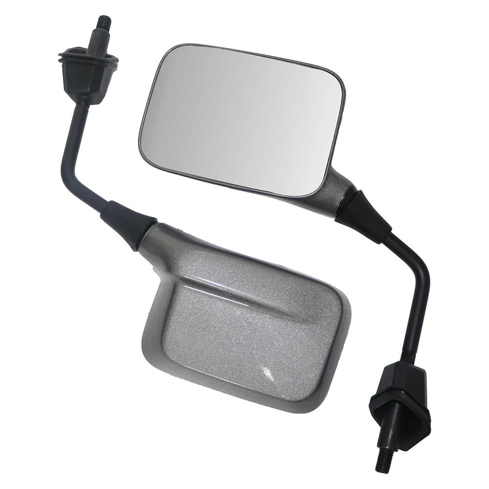 TVS Racing IQUBE Titanium Grey Glossy Color Mirror (Set of 2)- Stylish, Durable & Adjustable - Image 4