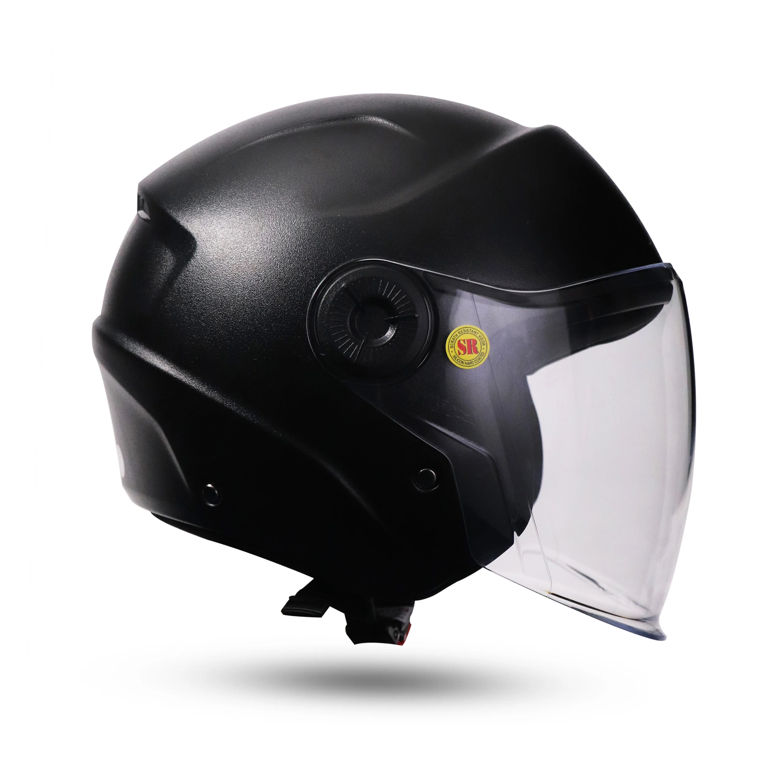 TVS ACE Open Face Unisex Helmet with Full Coverage Visor - ISI Certified - Image 6