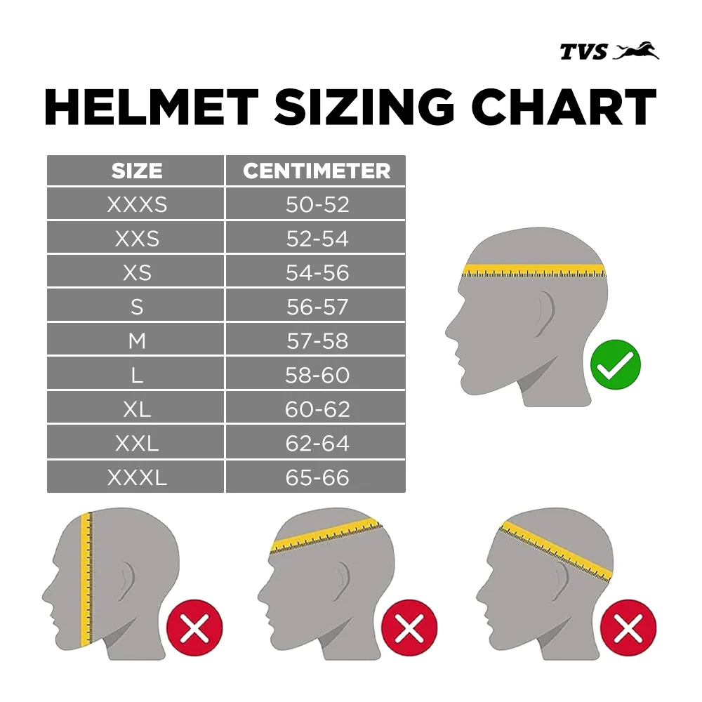 TVS ACE Open Face Unisex Helmet with Full Coverage Visor - ISI Certified - Image 7