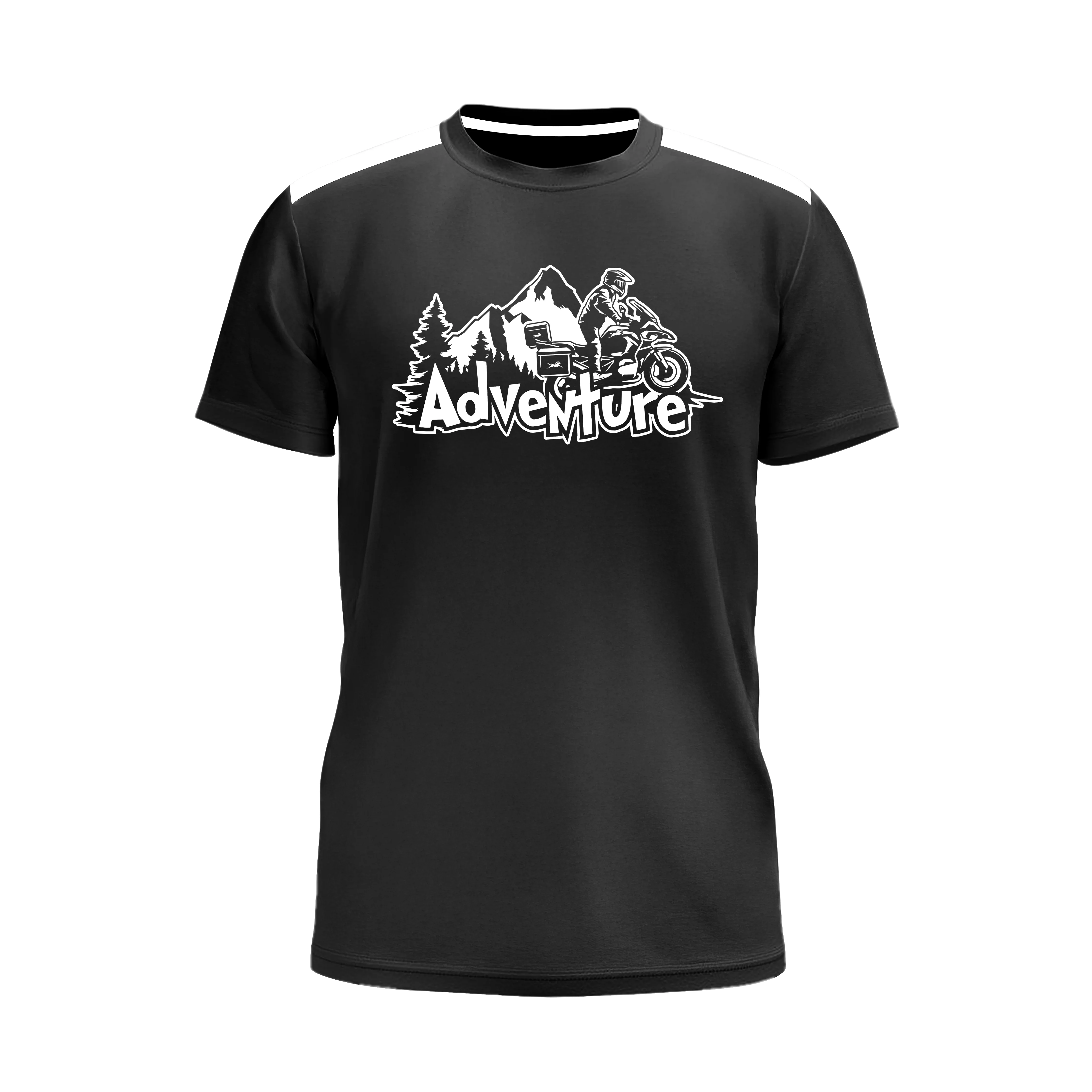 TVS Adventure Round Neck Cotton T Shirt | Glow in Dark - Image 3