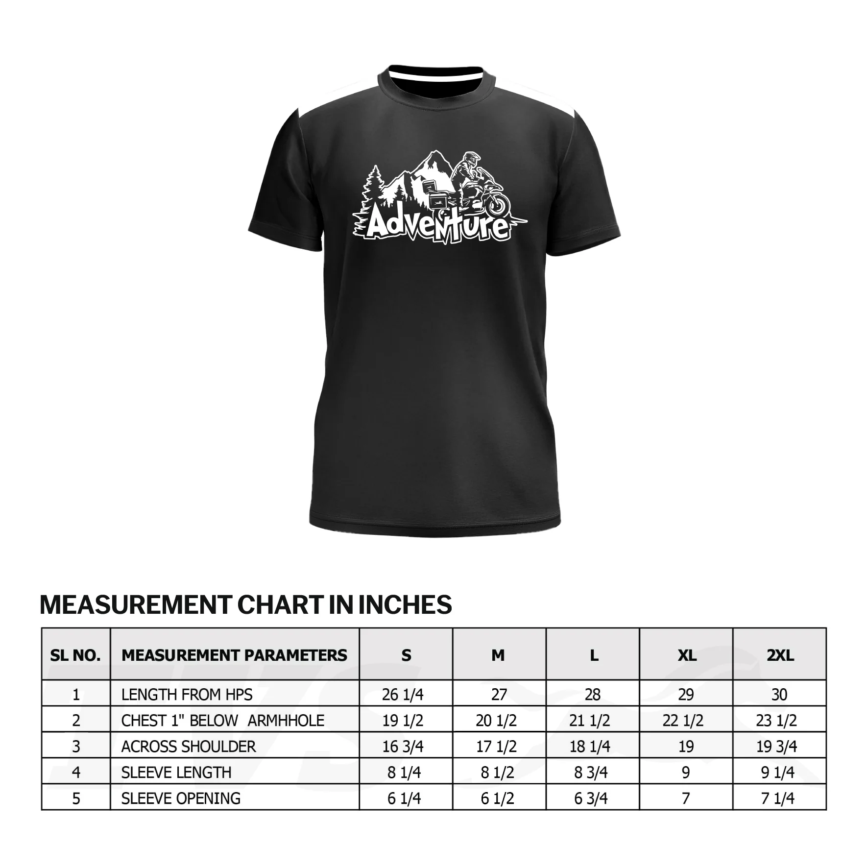 TVS Adventure Round Neck Cotton T Shirt | Glow in Dark - Image 4