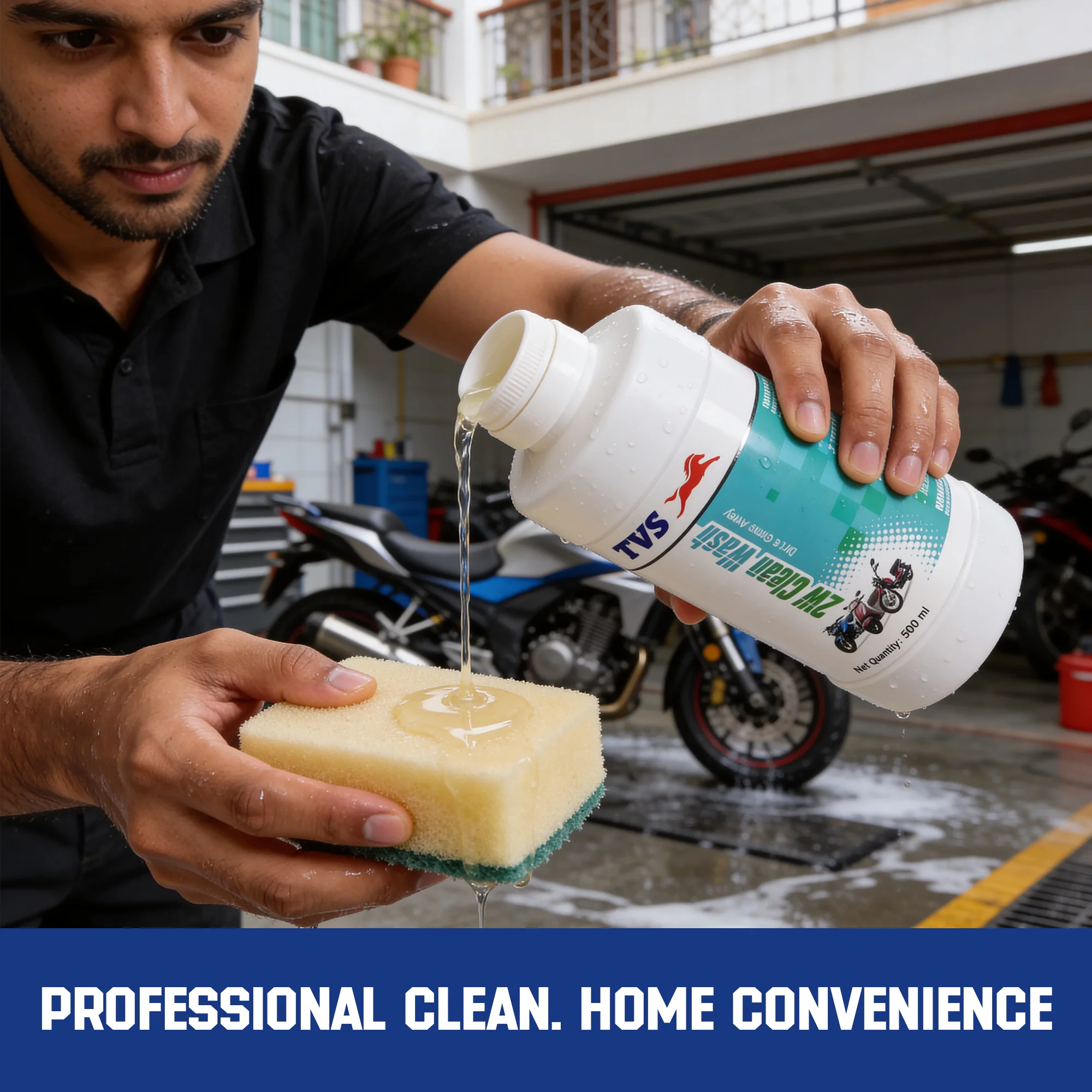 TVS Clean Wash 500 ml | Tough on Grease, Gentle on Shine - Image 5