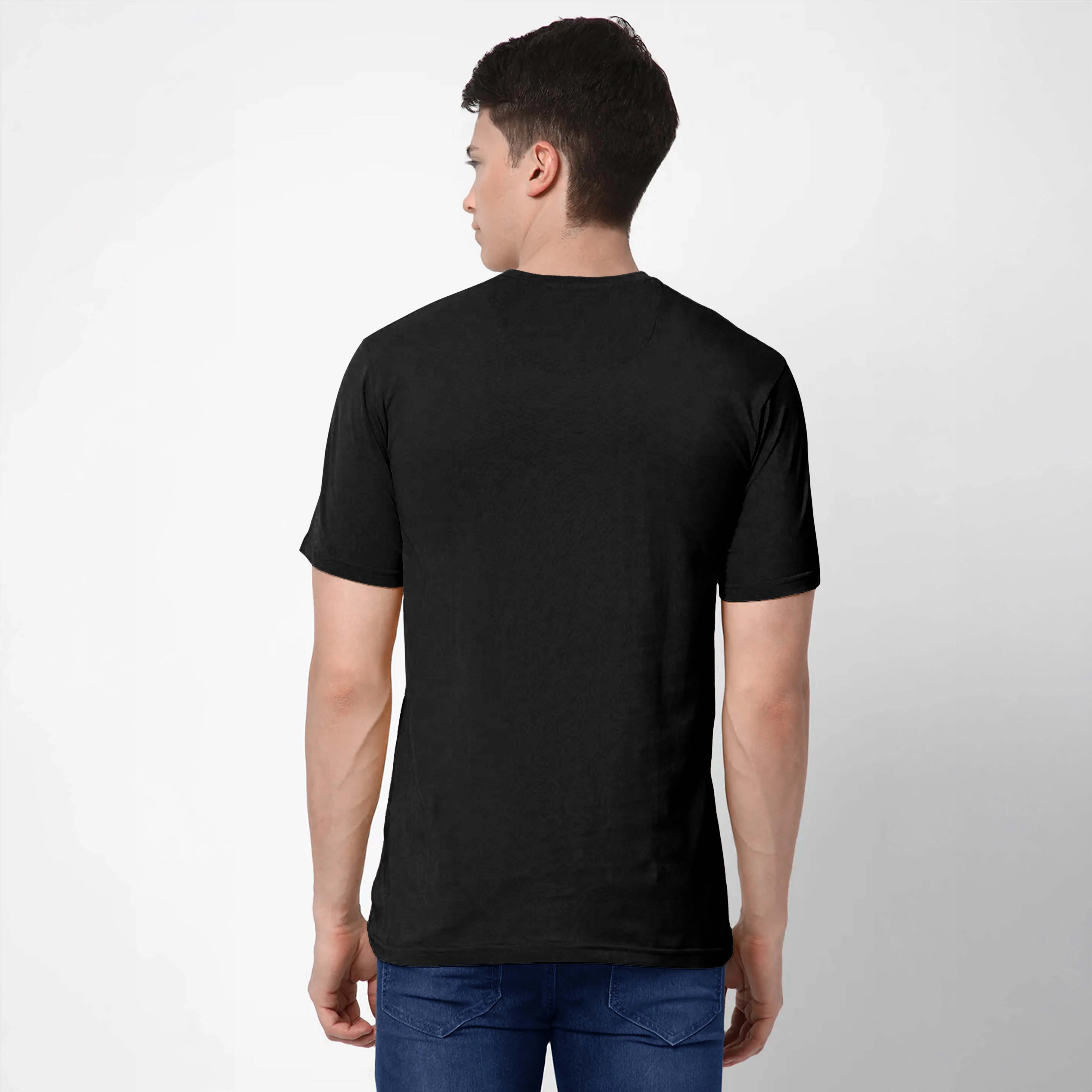 TVS Cotton Crew Neck T-Shirt with Reflective Safety Sticker for High Visibility & Everyday Comfort - Image 10