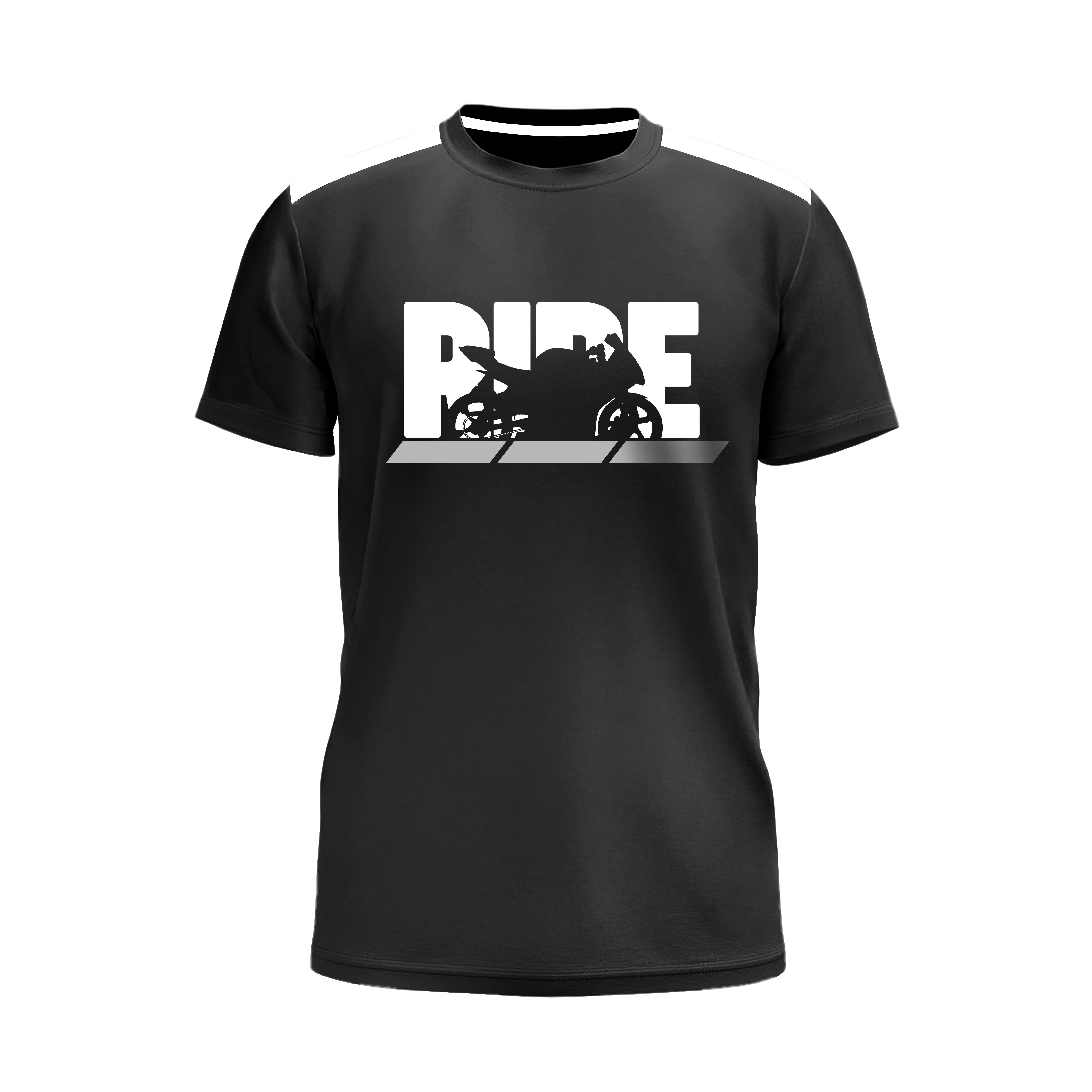 TVS Cotton Crew Neck T-Shirt with Reflective Safety Sticker for High Visibility & Everyday Comfort - Image 11