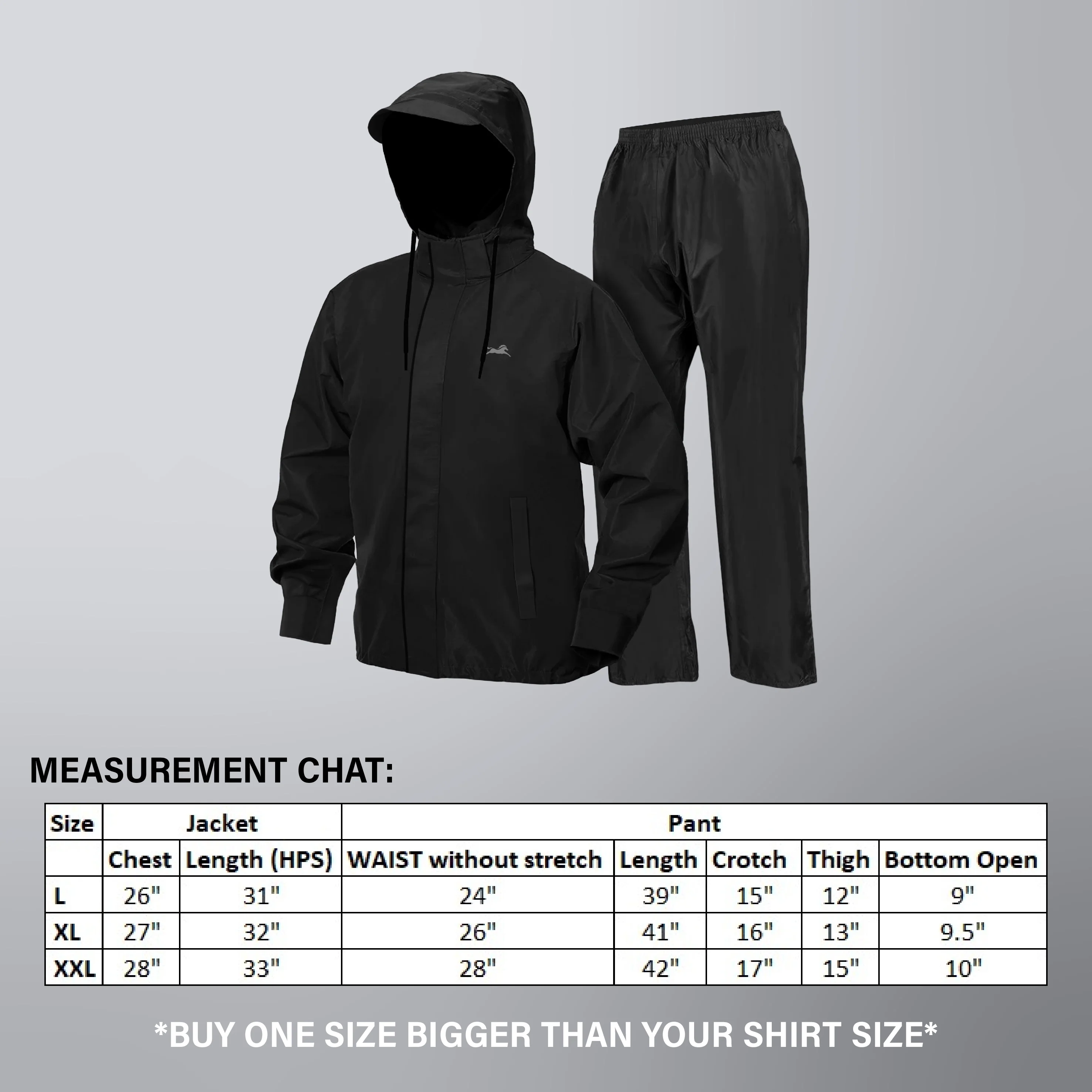 TVS Double Layer Polyester Raincoat with Pant and Adjustable Drawcord for Hoodie - Image 12