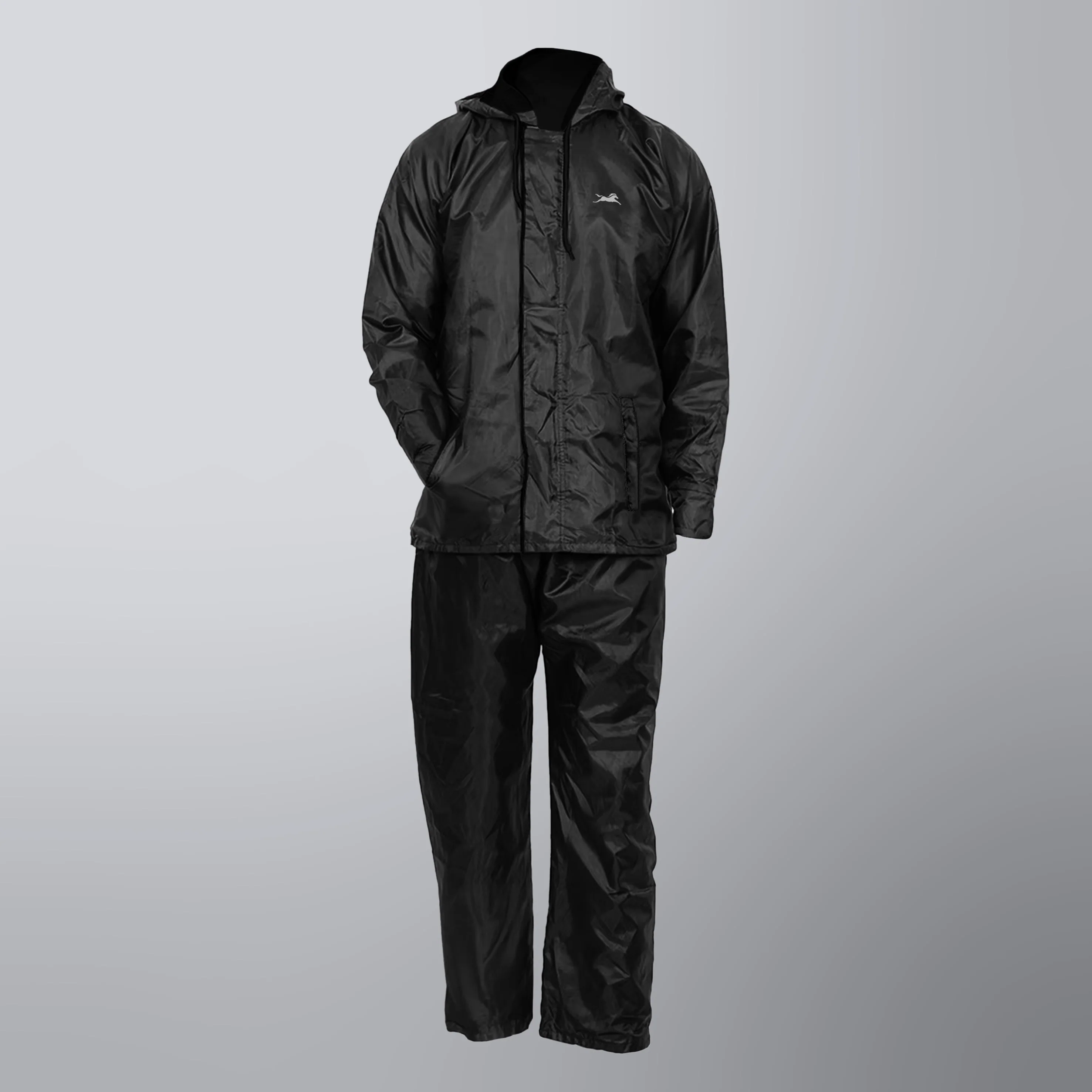 TVS Double Layer Polyester Raincoat with Pant and Adjustable Drawcord for Hoodie - Image 9