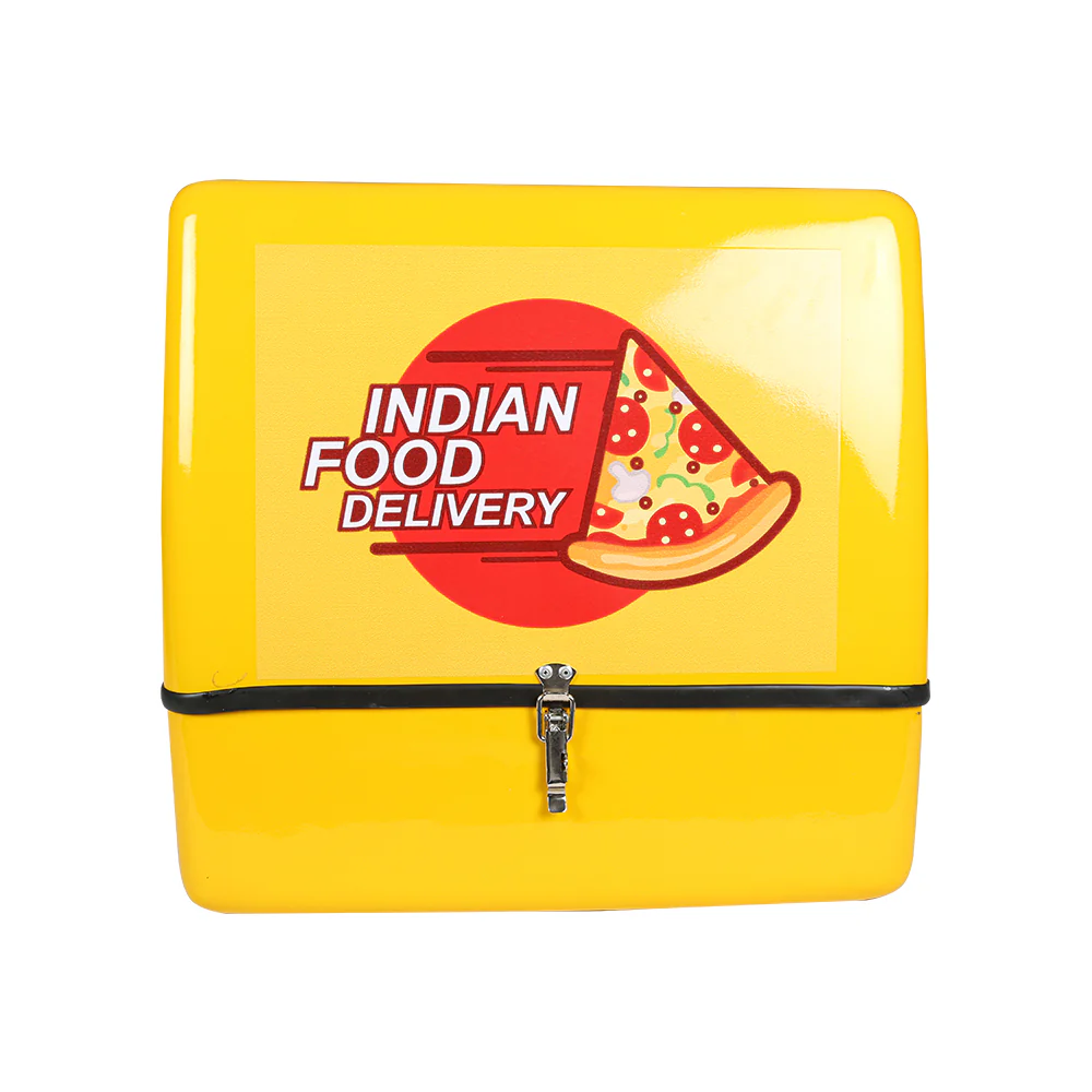 TVS Front Open Delivery Box - Durable Plastic, Secure Lid, and Ample Storage - Image 4