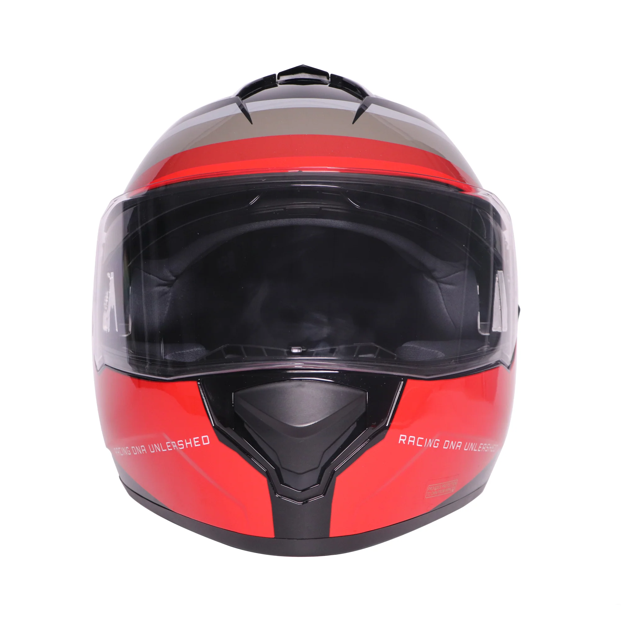 TVS Racing Phantom Series Full Face Dual Visor Helmet for Men | Premium Bike Helmets with ABS Shell, UV Paint | Quick Release System | Aerodynamic Design | DOT & ISI Certified (Black V2) - Image 5