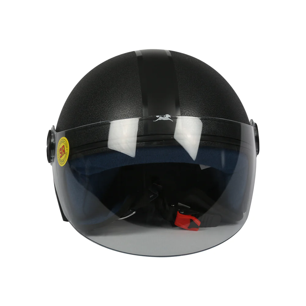 TVS Full Face Helmet Black TE - Premium Safety & Comfort with Dynamic Ventilation - Image 3