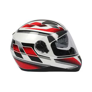TVS Helmet Full Face Graphic 1 SE - Premium Safety & Style in White and Red - Image 3