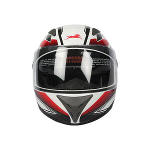 TVS Helmet Full Face Graphic 1 SE - Premium Safety & Style in White and Red - Image 4